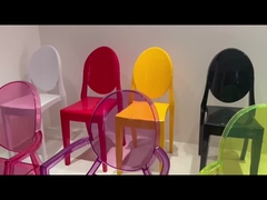 멋진 디자인 핑크 유령 의자 팔 유령 Chiavari 의자