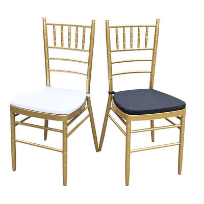 주문 현대 금속 겹치기 Chiavari 의자 이벤트 Chiavari 웨딩 의자 온라인 제조