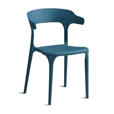 주문 방수 플라스틱 겹치기 식탁 의자 다채로운 녹색 플라스틱 식탁 의자 온라인 제조